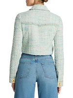 Eyelash Tweed Short Jacket