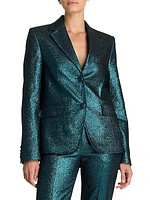 Evening Metallic Blazer