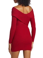 Karrie Off-The-Shoulder Minidress