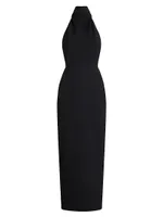 Patricia Halterneck Maxi Dress