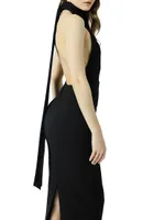 Patricia Halterneck Maxi Dress