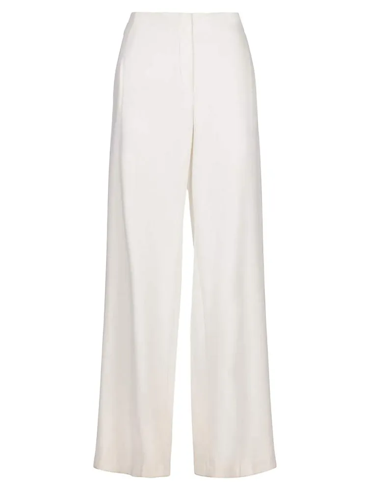 Preston Crepe Wide-Leg Pants