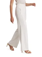 Preston Crepe Wide-Leg Pants