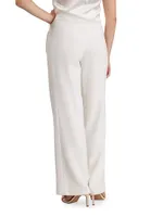 Preston Crepe Wide-Leg Pants