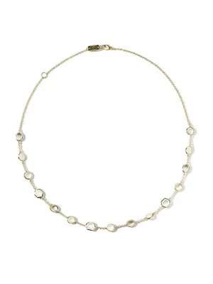 Rock Candy 18K Yellow Gold & Multi-Gemstone Station Necklace