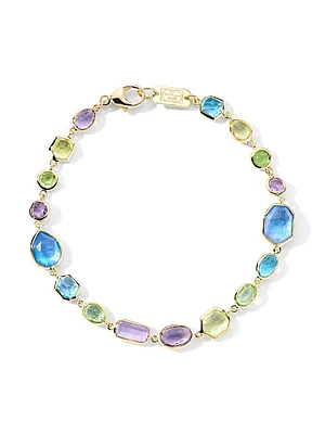 Rock Candy 18K Yellow Gold & Multi-Gemstone Bracelet