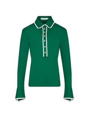 Faustine Jersey Long-Sleeve Shirt