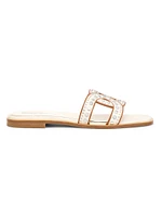 Maxi Catena Leather Sandals