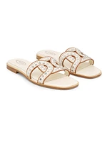 Maxi Catena Leather Sandals