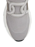 Sport.Run Logo-Accented Knit Slip-On Sneakers