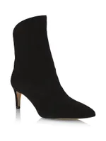 Usha Suede Point-Toe Booties