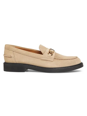 Gomma Basso Suede T Chain Loafers