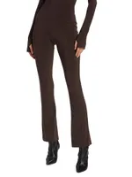 High-Waisted Boot-Cut Pants