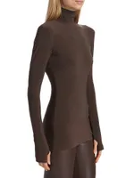 Slim Stretch Turtleneck