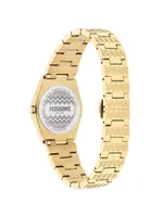 Missoni Milano IP Yellow Gold Stainless Steel Bracelet Watch/29MM