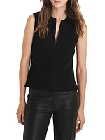 Sonia Sleeveless Crepe Top