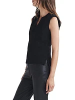 Sonia Sleeveless Crepe Top