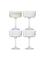 Gio Line 4-Piece Champagne/Cocktail Glasses Set