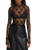 Lady Lux Sheer Lace Top