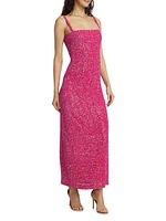 Luciernaga Sequin Sleeveless Maxi Dress