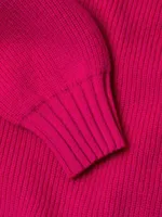 One-Shoulder Wool Sweater