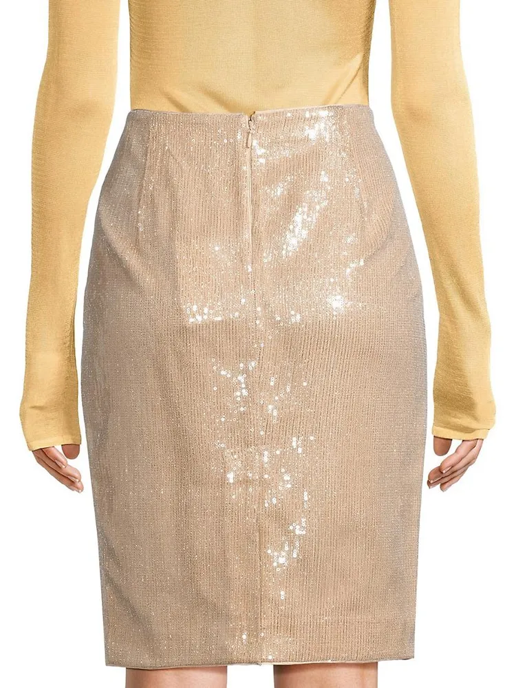 Adley Sequin Pencil Skirt