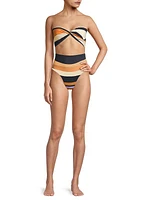 Sonne Elisa Striped Bikini Bottom