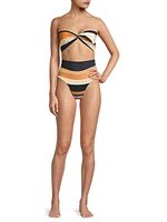 Sonne Elisa Striped Bikini Bottom