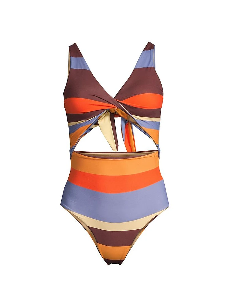 Sonne Cara Colorblocked One-Piece Swimsuit