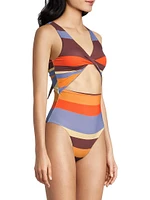 Sonne Cara Colorblocked One-Piece Swimsuit