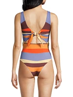 Sonne Cara Colorblocked One-Piece Swimsuit