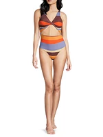 Sonne Cara Colorblocked One-Piece Swimsuit