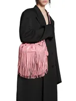 Le Cagole XS Shoulder Bag With Fringes