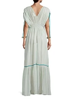 Clara Pom-Pom Maxi Dress