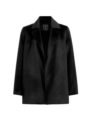 Kate Open-Front Wool Coat