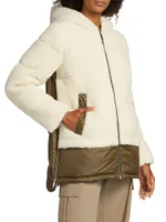 Milan Sherpa & Nylon Coat