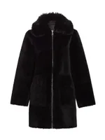 Alison Reversible Sherpa Coat