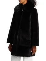 Alison Reversible Sherpa Coat