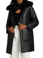 Alison Reversible Sherpa Coat