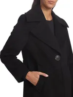 Jess Wide-Collar Wool Coat
