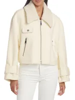 Marisa Cropped Wool Jacket