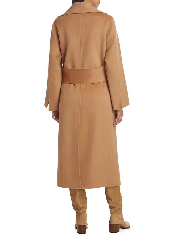 Grace Wrap Double-Face Wool Coat