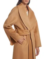 Grace Wrap Double-Face Wool Coat