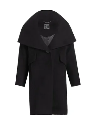 Lori Cape-Hood Cocoon Coat