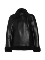 Amy Faux Leather Moto Jacket