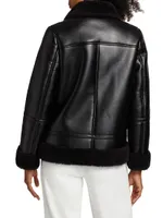 Amy Faux Leather Moto Jacket