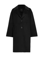 Kelly Long Wool Cocoon Coat