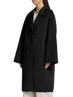 Kelly Long Wool Cocoon Coat