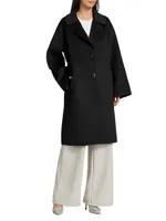 Kelly Long Wool Cocoon Coat