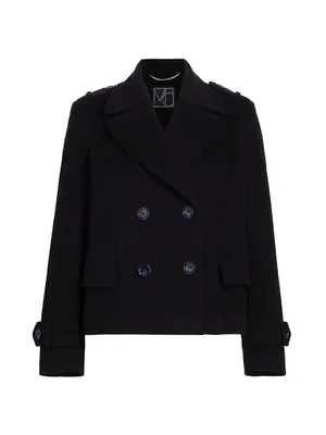 Scottie Cropped Wool Coat